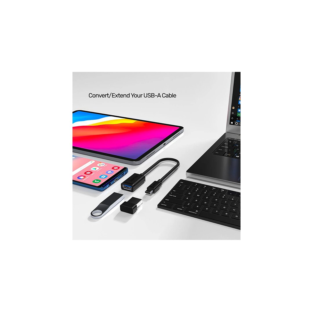 محول Unitek Y-C476BK USB-C إلى USB-A بسرعة 5 جيجابت في الثانية (USB 3.0) محول Unitek Y-C476BK USB-C إلى USB-A بسرعة 5 جيجابت في الثانية (USB 3.0)